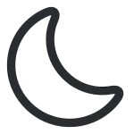 Moon SVG Icon